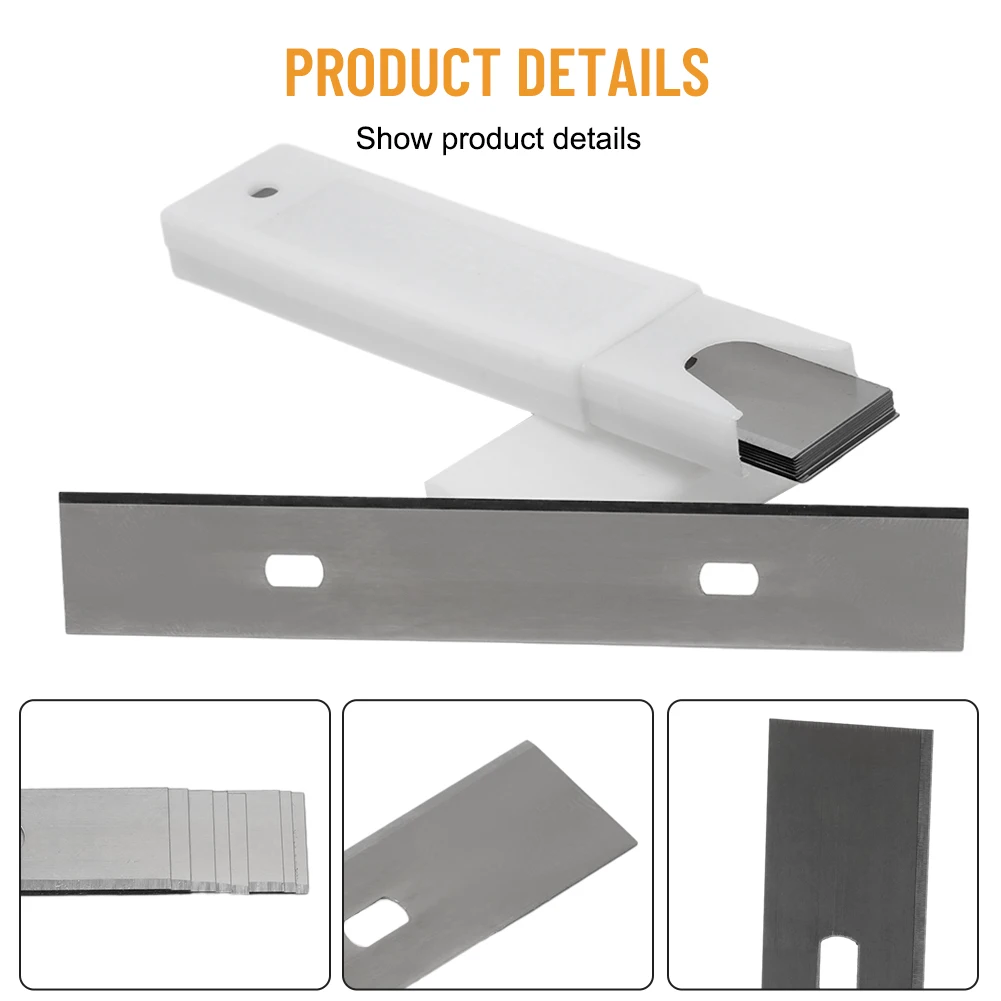 Cleaning Shovel Cutter 10pcs Blades Remove Glue Stains Decoration Pollution ABS Tiles Glass Floor Scraper cleaning scraper