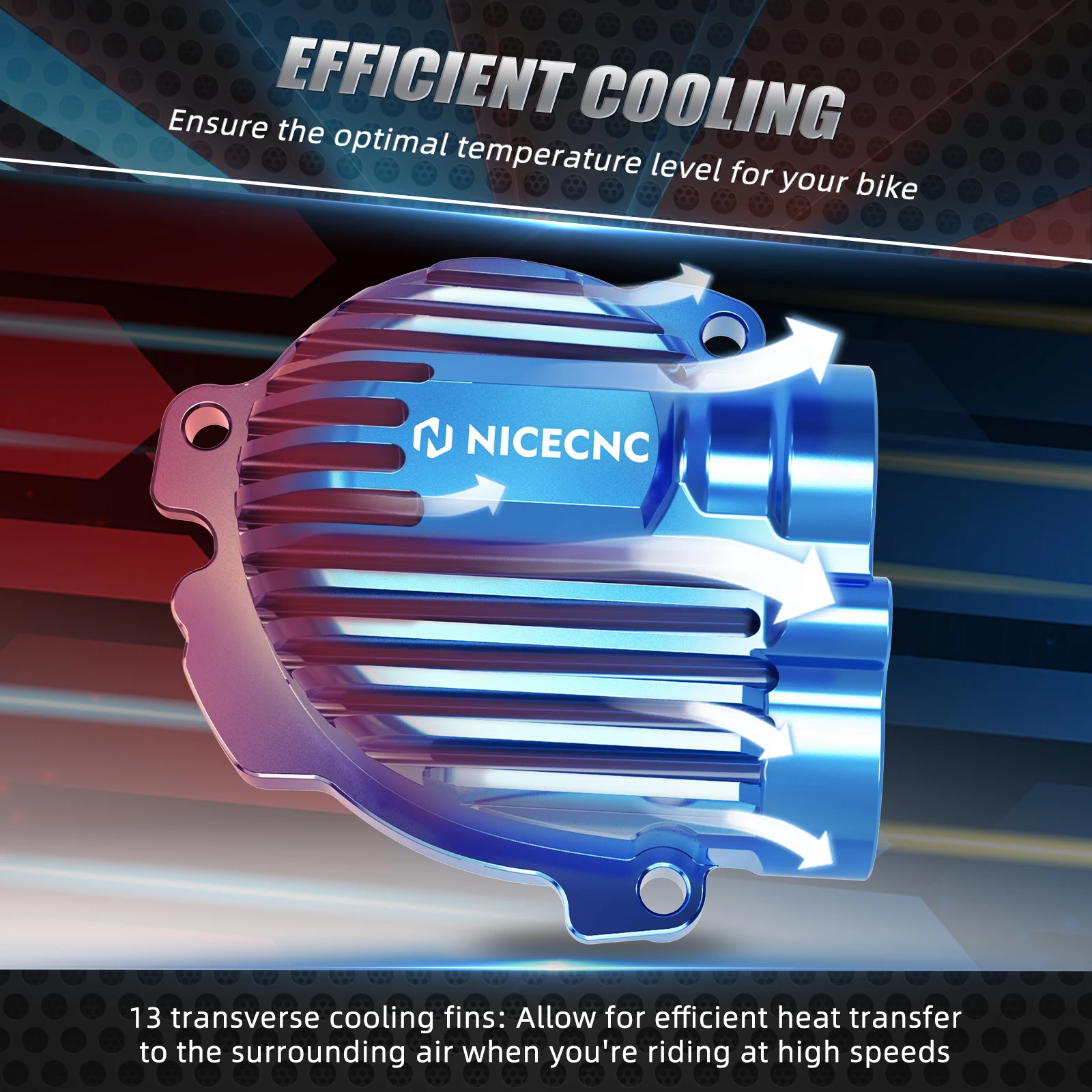 NICECNC Für Yamaha Tenere 700/XTZ 700 2019-2024 Wasserpumpenabdeckung Tenere 700 Rally Edition World Raid XSR700 MT-07 FZ07 ABS FZ0 – Detail 16