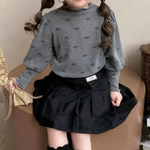Girls' High-Neck Base Shirt Kids Autumn Winter Children's Long-Sleeve T-Shirt Winter Warm Baby Girl Top