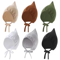 Cute Baby Hat Cotton Newborn Elf Hat Infant Beanie Hats for Girls Boy Bonnet Spring Autumn Korean Toddler Cap Accessories 0-12M 1