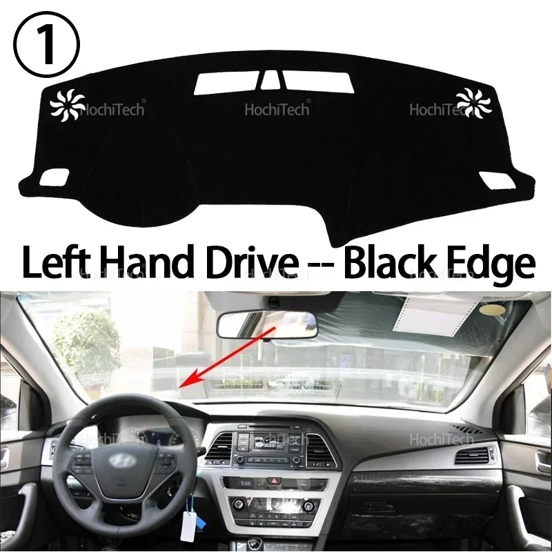 Auto-Armaturenbrett-Abdeckung, vermeiden Sie Lichtpolster, Instrumententafel, Matte, Teppiche für Hyundai Sonata LF 2015 2016 2017 2018 2019 – Detail 9