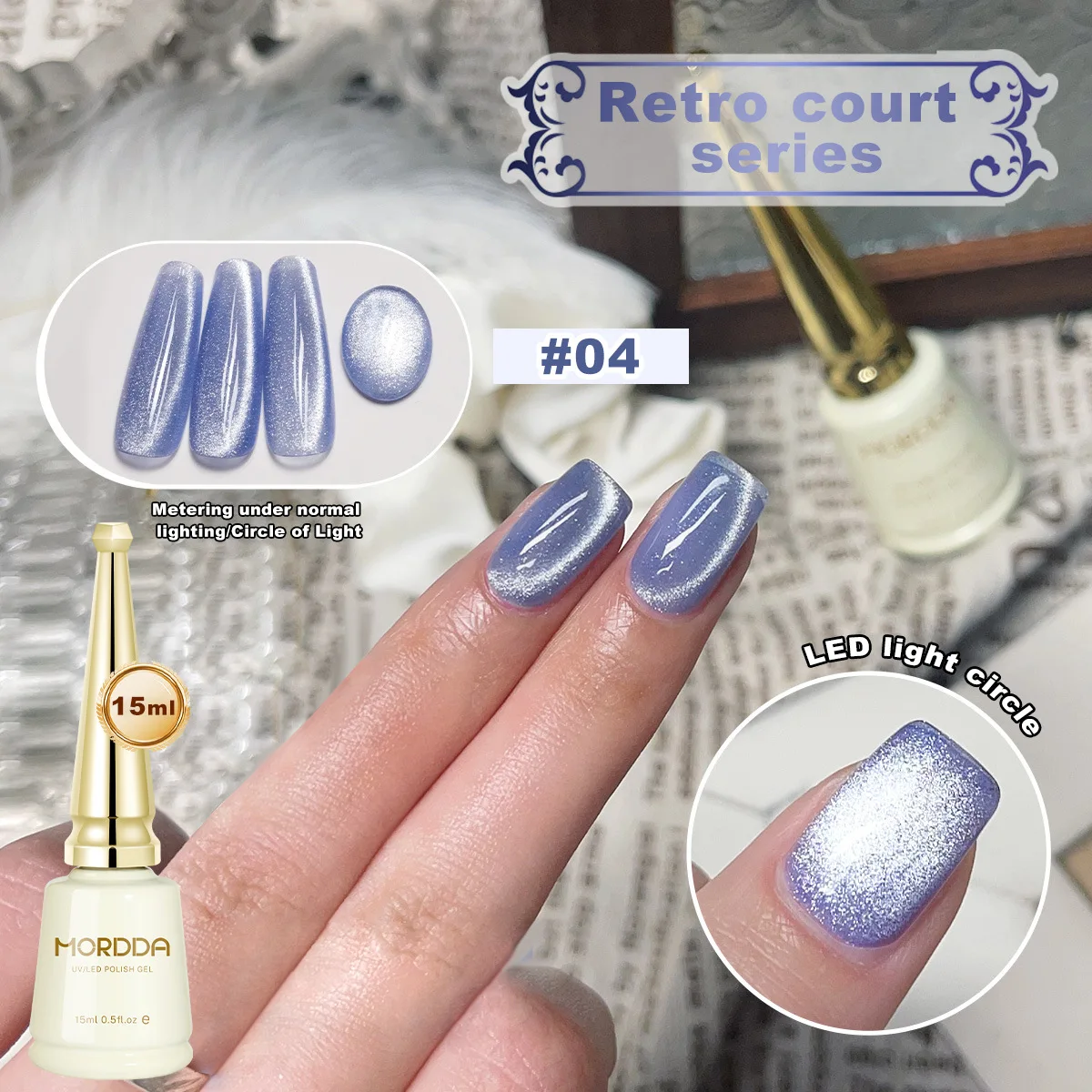 Gel De Ojo De Gato Magnético 5D Esmalte De Uñas 5m... - Grandado - Foto 8