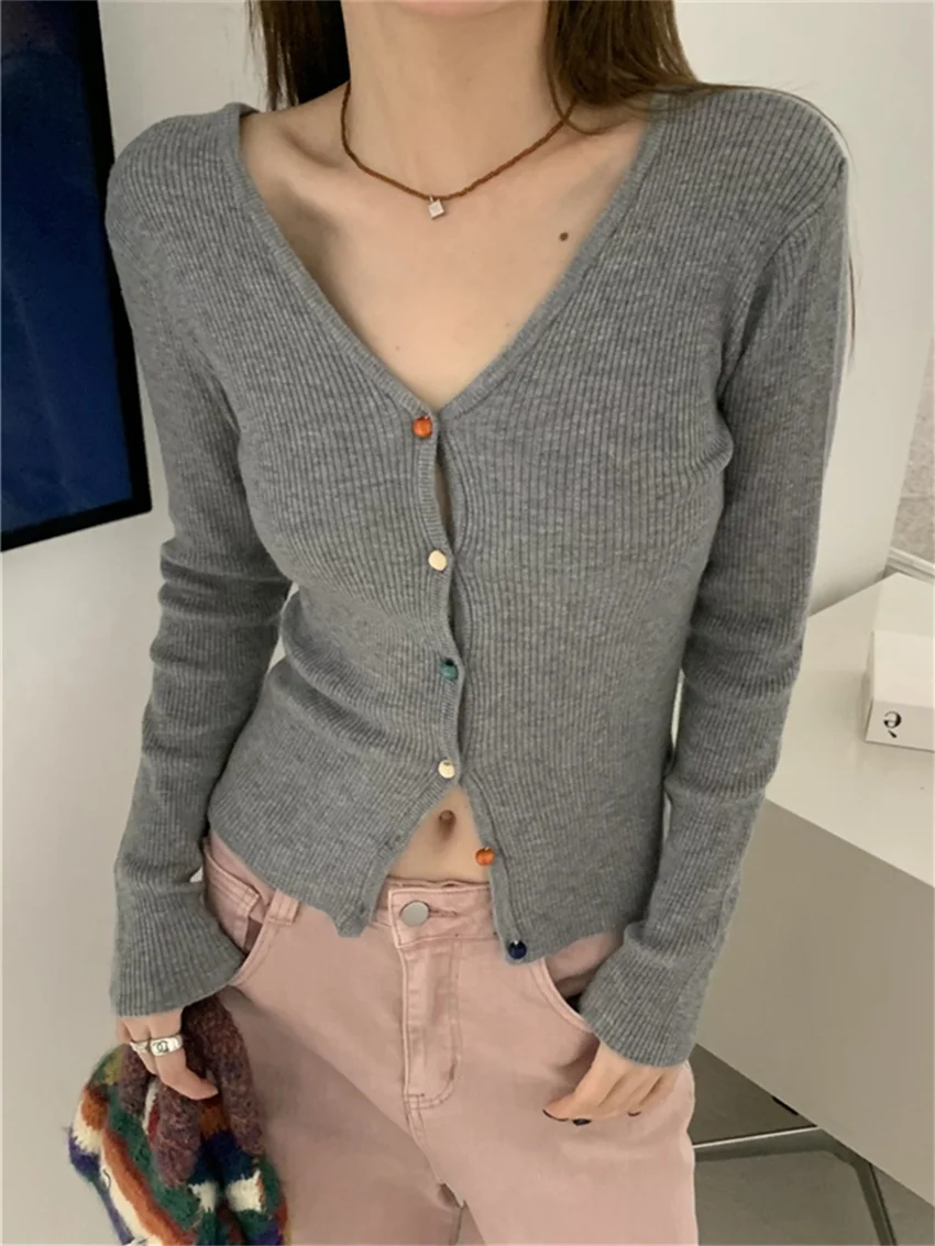 

Arazooyi All Match Skinny Sweaters OL Women Sweaters Office Lady Autumn Gentle Soft Chic Slim Daily Coats New Knitted