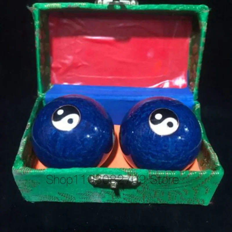 

Изысканная эмалированная перегородчатая живопись, шарик для фитнеса с рингтоном и эмалью, пара Тай Чи