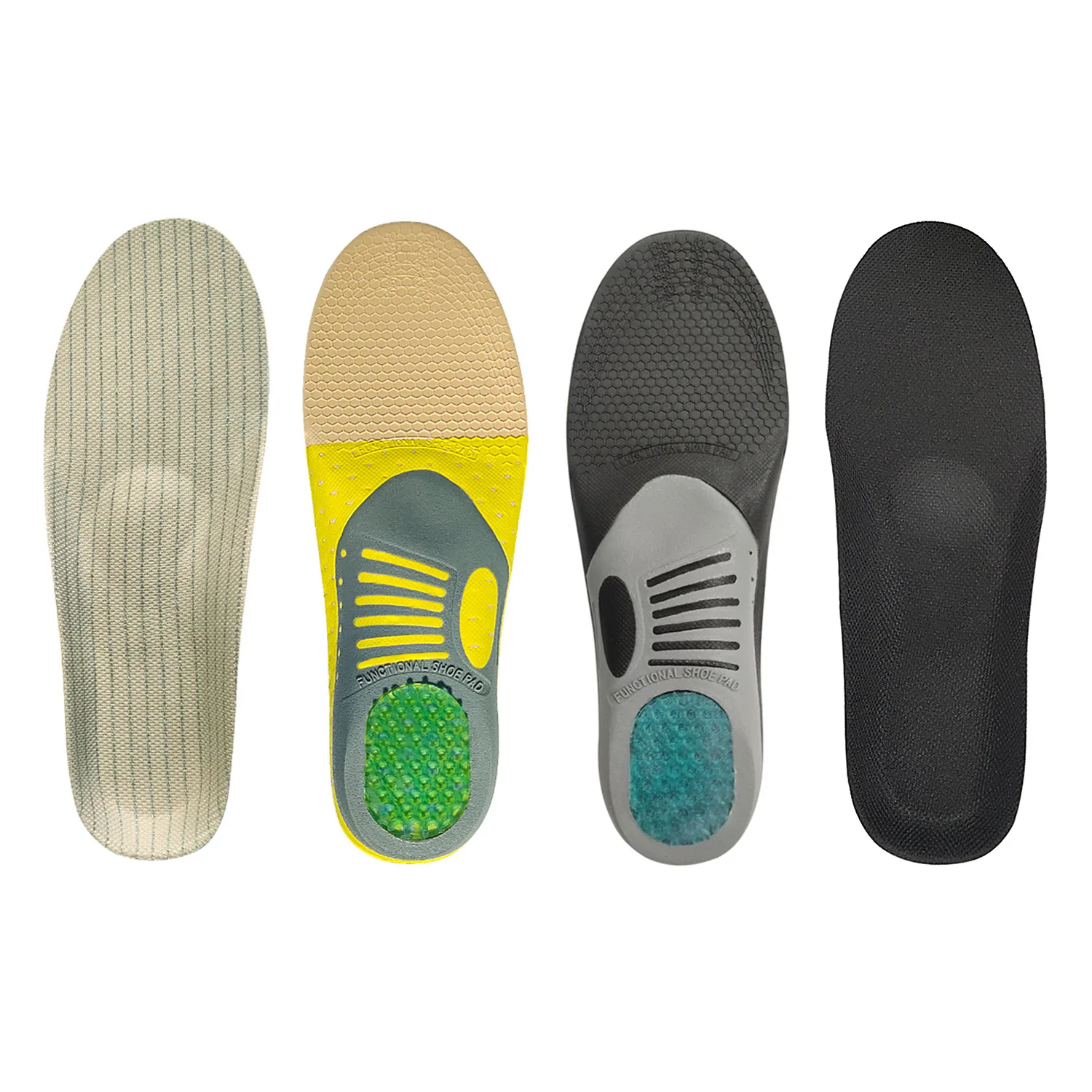 Orthopädische Gel-Einlegesohlen für Plattfüße, Gesundheits-Einlage für Schuhe, Fußgewölbestütze bei Plantarfasziitis, Unisex-Einlegesohle – Detail 9