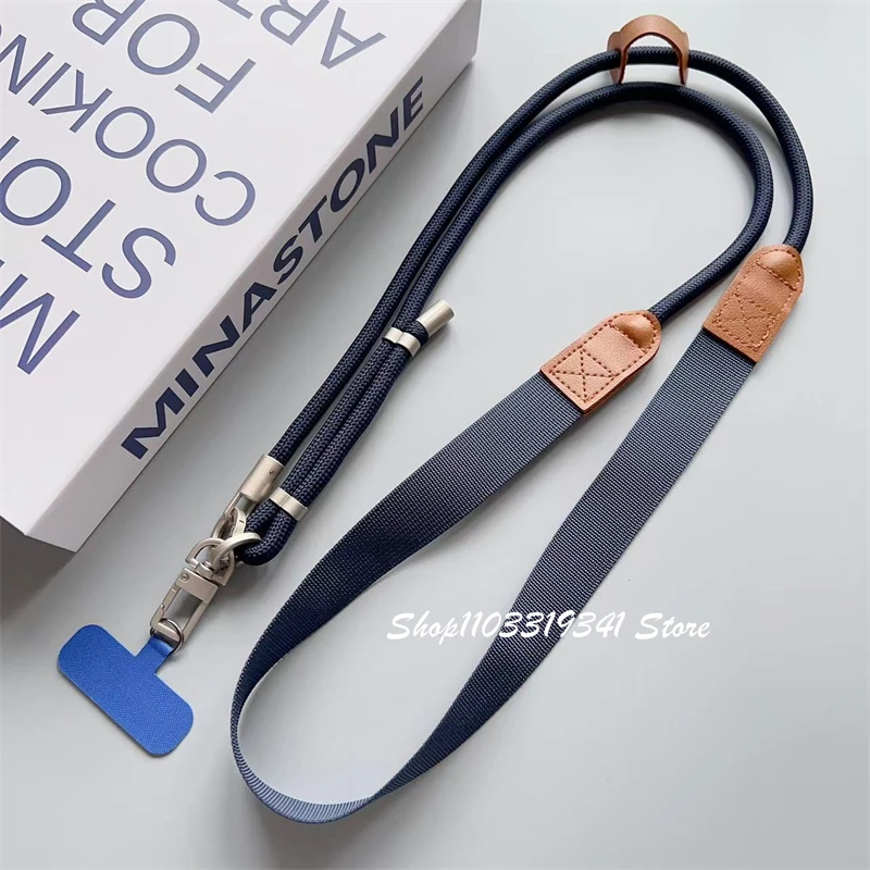 Versatile Fashionable Anti-Loss Adjustable Phone Lanyard with Dual Hooks