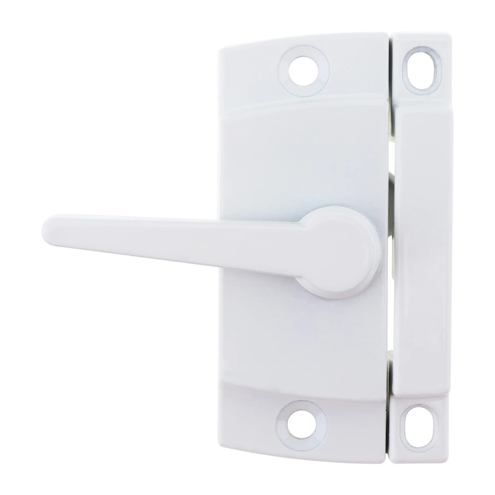 Window Lock Zinc Alloy Sliding Window Sash Lock White Cam Sash Locks for Double Hung Latch