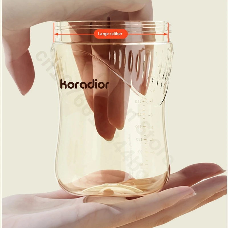 Bottle ppsu bottle silicone imitation breastmilk baby weaning gods baby bottle anti-colic wide-caliber bottle/6 months over