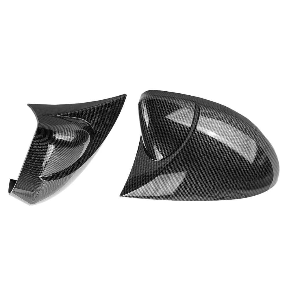 2pcs Car Side Mirror Cover For Renault Megane 4 MK4 2016 2017 2018-2020 Bat  Rear View Mirror Cover Glossy Black/Carbon Fiber - AliExpress