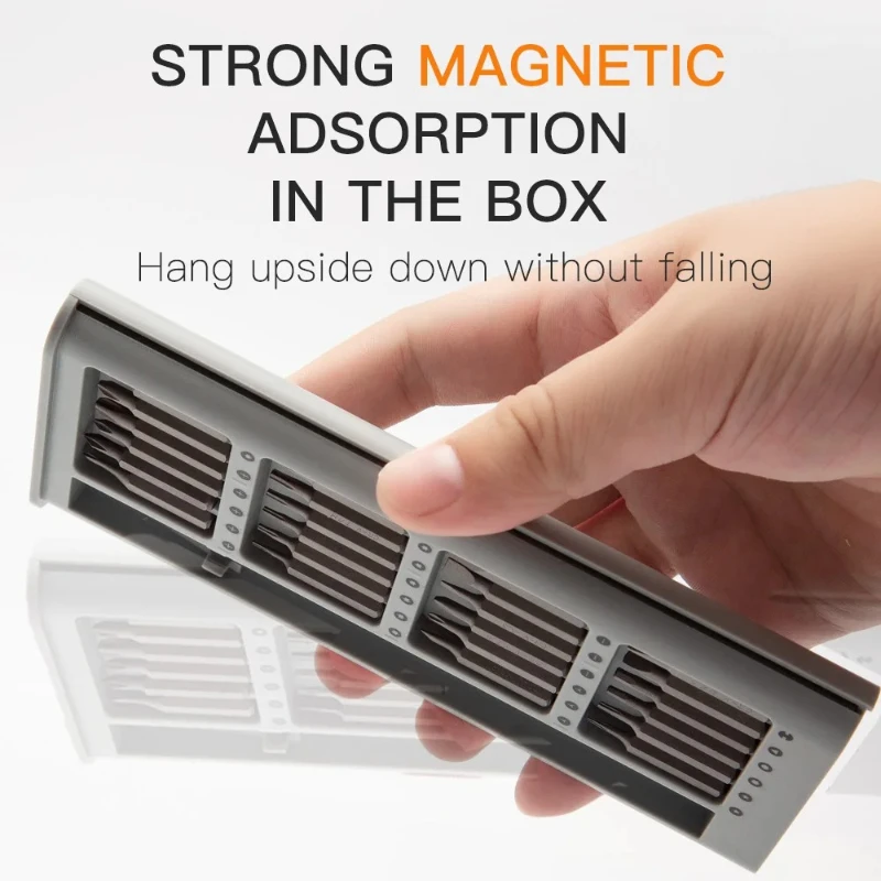 UF Tool 25-in-1 Magnetic Screwdriver Set - Precision Repair Kit For Phone, Computer & Electronics - 24 Detachable Steel Bits_voghion.com