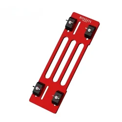 Adjustable Aluminum Alloy Circular Saw Guide Base with Quick Positioning (Aluminum alloy)