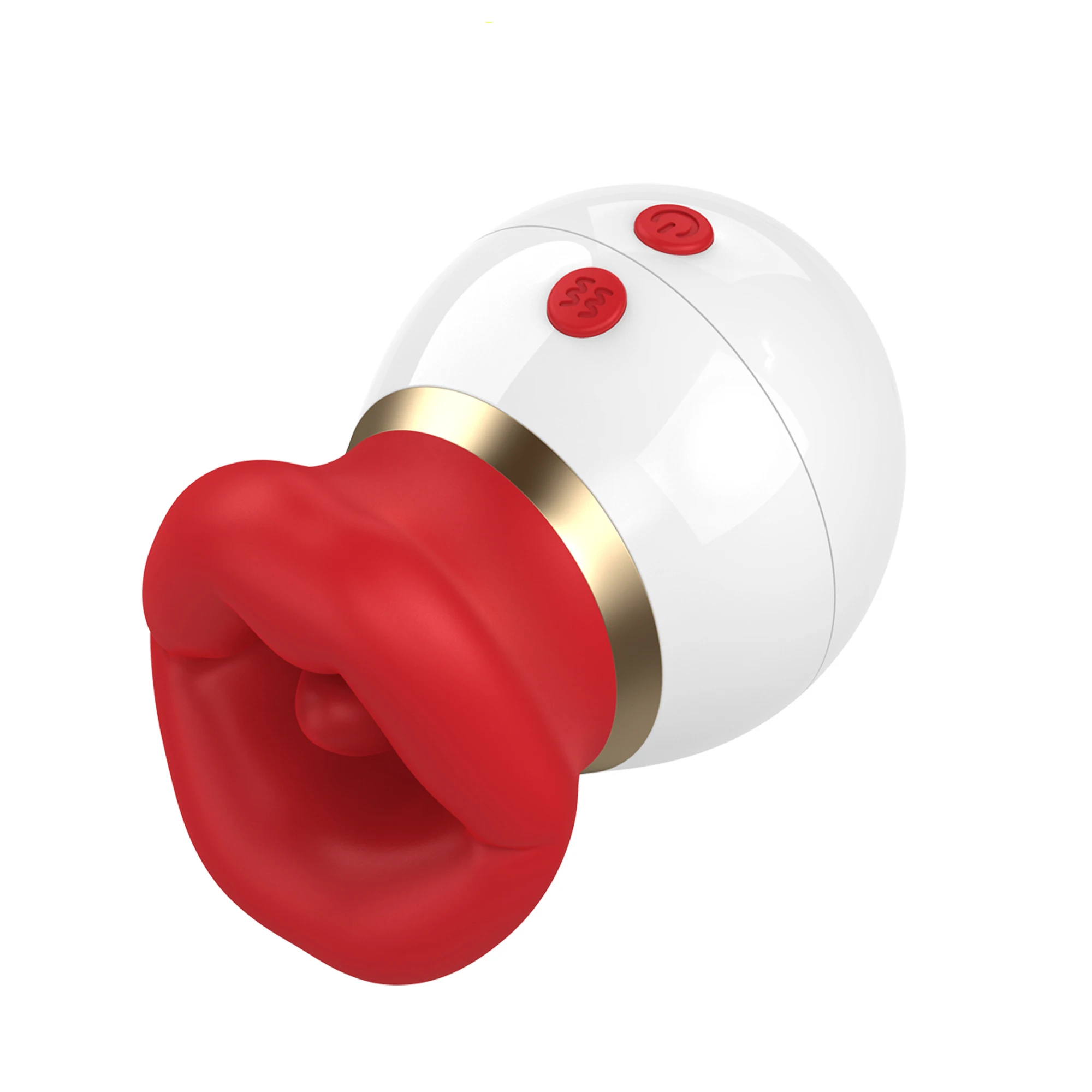 Mouth-Shaped Sucking Vibrator Tongue Licking Nipple Anal Clit Sucker Sexy G Spot Clitoral Stimulator Couples Sex Toy for Woman