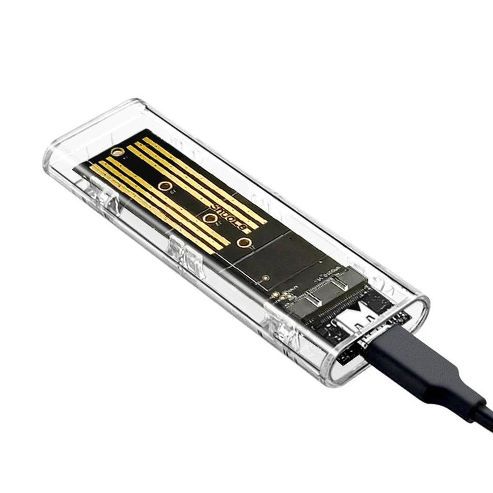 M.2 NVME NGFF M2 SSD Enclosure USB Type C External SSD Case 10Gbps PCIe NGFF SATA For Tablet Laptop