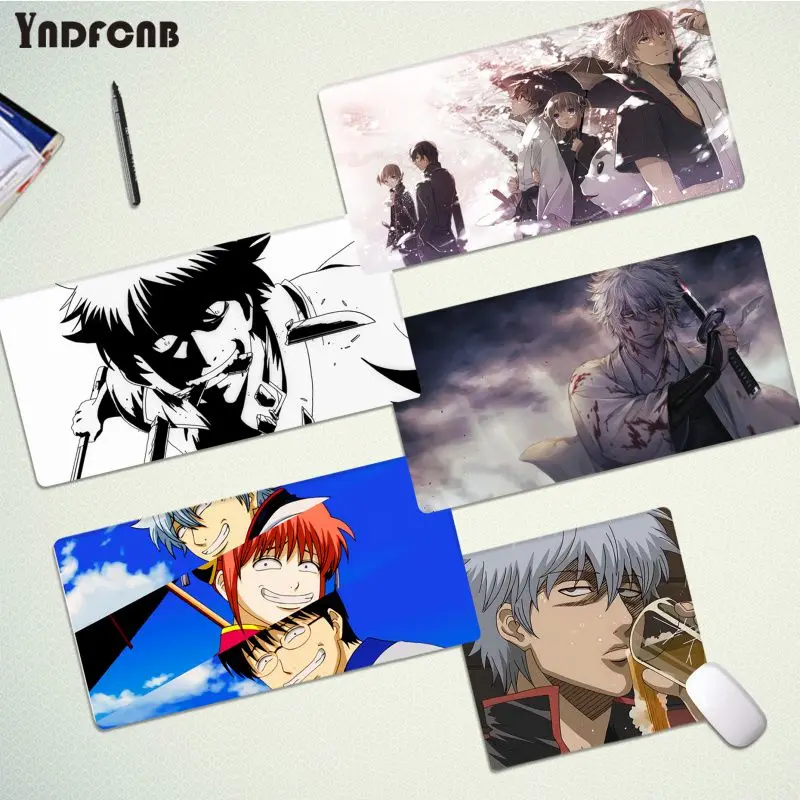 

Anime Gintama Mousepad Boy Pad Natural Rubber Gaming mousepad Desk Mat Size for Gameing World of tanks CS GO Zelda