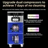 Automatic Commercial Ice Cream Machine High-End Upright Screen Soft Ice Cream Maker With Pre-Cooling Liquid Nitrogen Ice Cream M 4