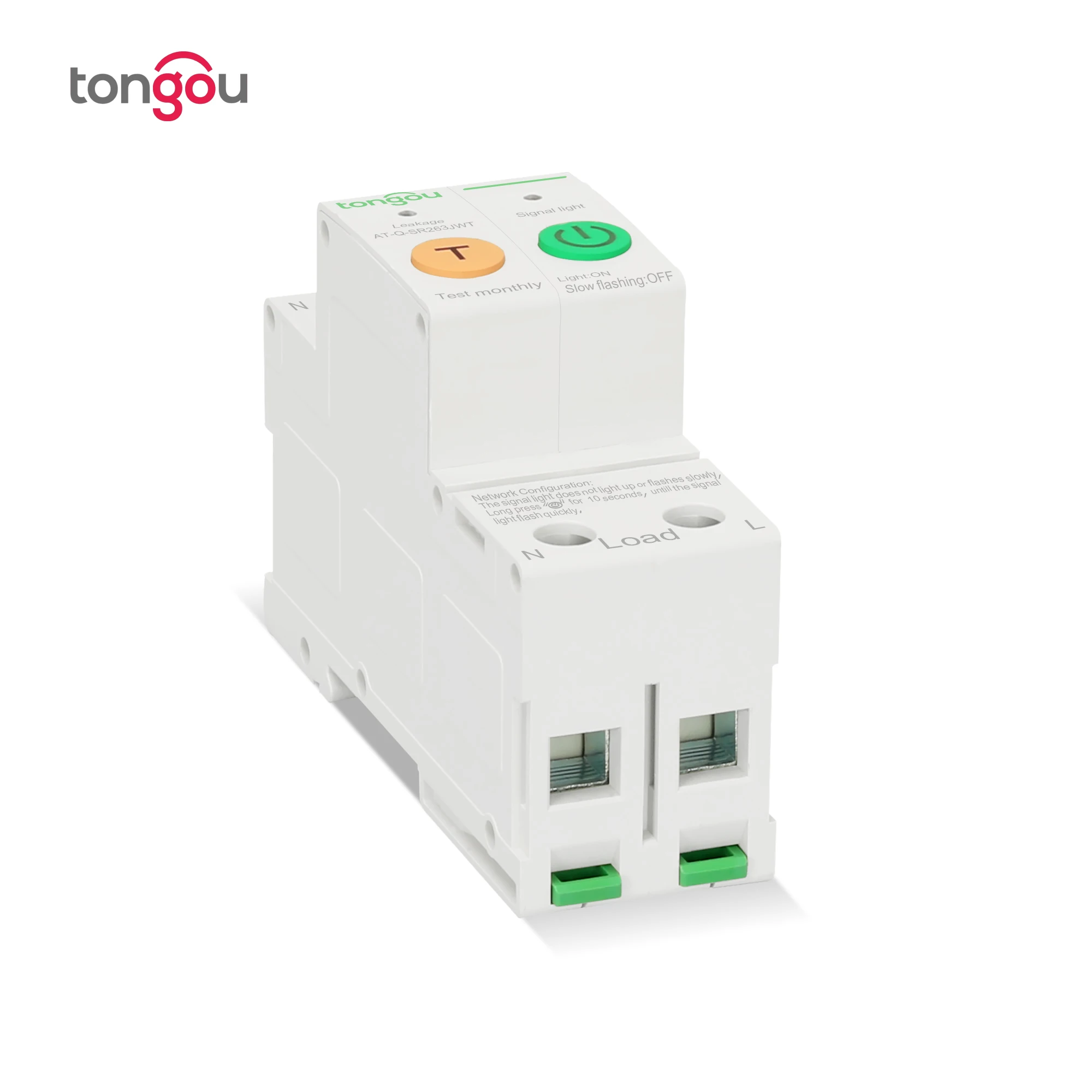TUYA WIFI Smart Energy Meter Kwh Metering Monitoring RCBO Circuit Breaker Timer Relay with Leakage Protection Single Phase 63A