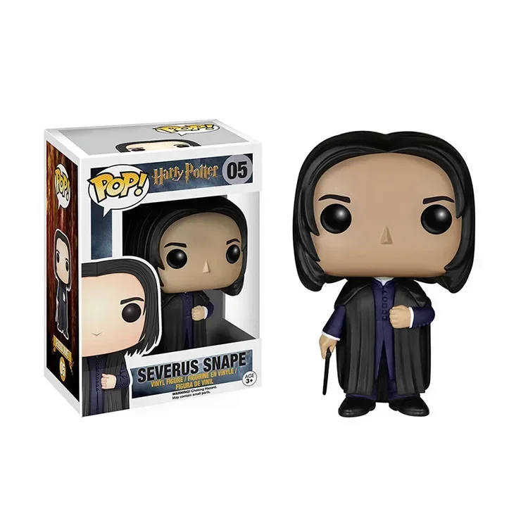 FUNKO POP Harry Dumbledore Hedwig Sirius Black Dobby Snape Voldemort Potter Luna RON Hermione Toy Figures Collection Model Gifts