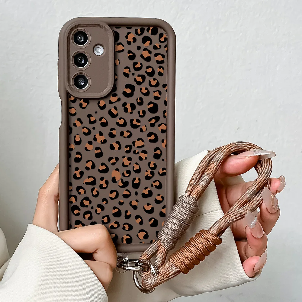 Leopard Print Lanyard Case - Elegant and Durable Design