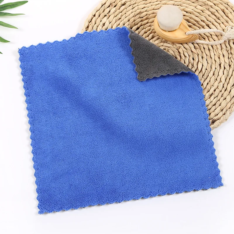 Microfiber Towel Hand Towel Microfiber Hand Towel High Density Coral Velvet 25*25cm Small Square Towel Hand towel microfiber Child Washcloth
