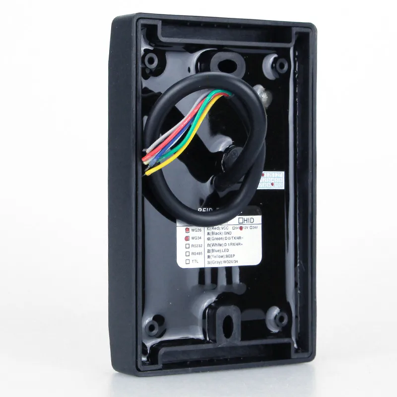 새로운 24V IP68 방수 RF 카드 리더기 RS232 13.56MHz IC 또는 125Khz EM 5V TTL 출입 통제 리더기 안정적이고 내구성 있는 9-16V 공장용