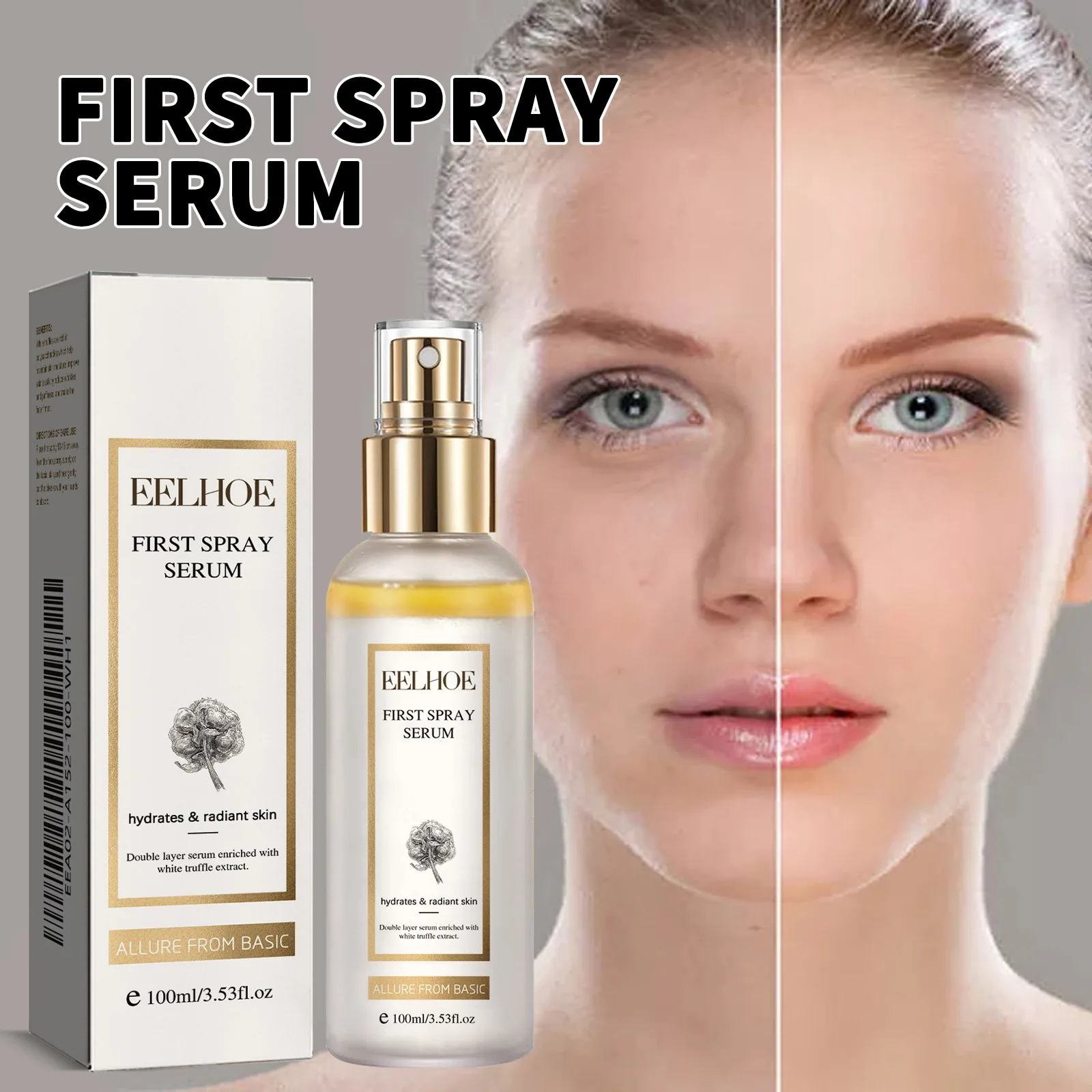 Melanin Correcting Serum Truffle Hydrating Shrink Pores Moisturizing Essence Skin Repairing Anti Aging White Truffle First Spray