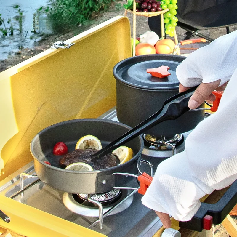 Ultralight Aluminum Camping Cookware Set 2
