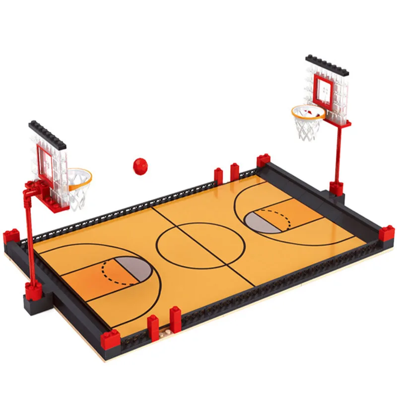 Football Field DIY Table Games World Cup Sports Theme Multiplayer Party Board Games Blocks Assembly Set Toys for Kids Adult 6