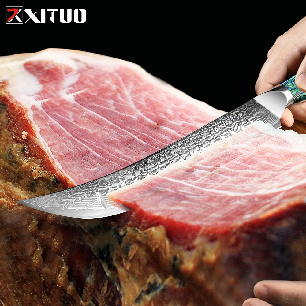 VG10 Slicing Knife, 12 inch Japanese Carving Knife Ultra Sharp Forged High  Carbon Stainless Steel Long Brisket Knife For Meat Cutting BBQ Full Tang