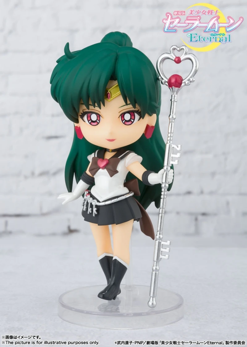 

Bandai Genuine Meiou Setsuna Action Figuarts mini Sailor Moon Eternal Anime Figure Toy For Kids Gift Collectible Model Ornaments