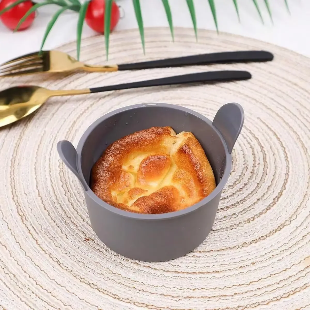 Silicone Baking Mold For Air Fryers Non Stick Pancake Box Egg Maker