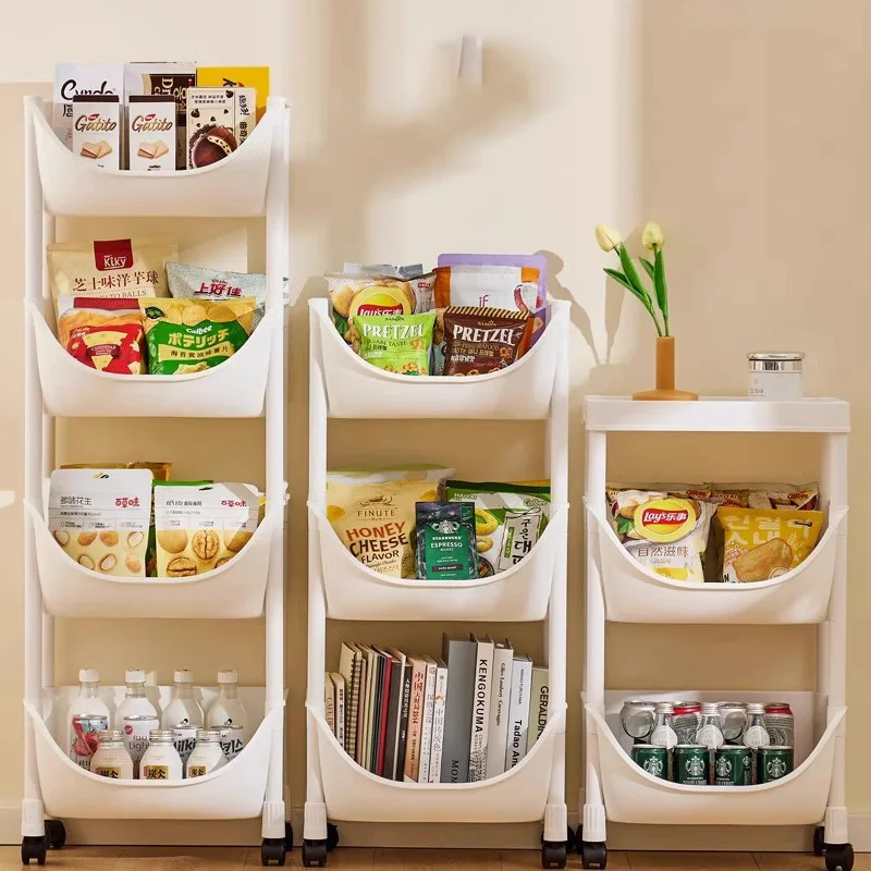 Rolling Chariot Trolley Kitchen Storage Food Truck Shelf Carrello Carrello Candy Snack Organizer Mueble Cocina Set Da Pranzo