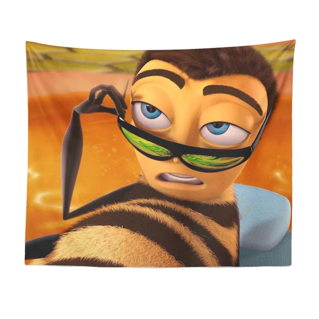 Aertemisi Barry B. Benson Bee Movie Meme Gobelin Falfüggő Művészet Hálószoba Nappali Főiskolai Kollégiumi Hátter Otthon - Image 6