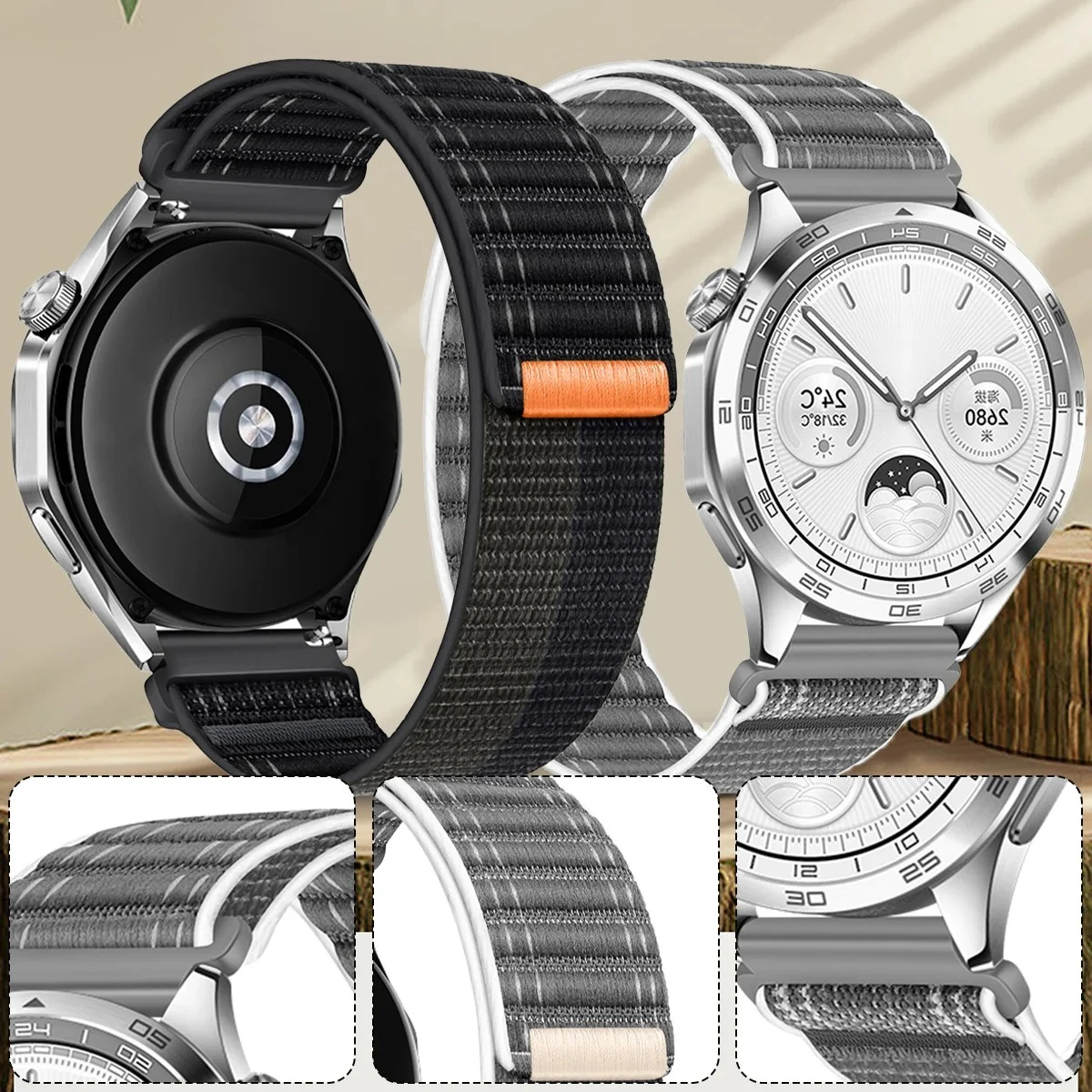 Versatile Nylon Sport Band in 20mm/22mm Sizes