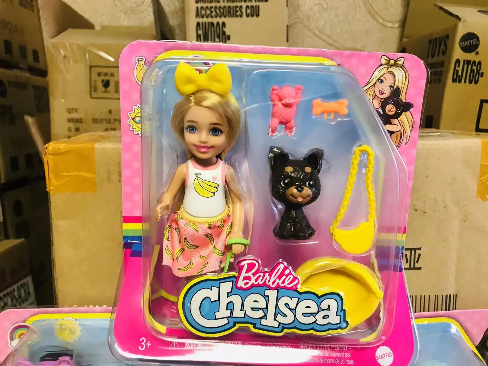 Original Mini Barbie Chelsea and Pet Set with Accessories In