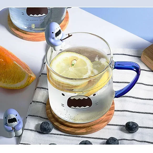 Small Shark Tea Infuser, Shark Tea Maker, Fishing Hanging Cup Doll, King Fishing Cup Edge Bag, New