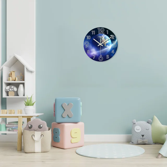 Silent Luminous Wall Clock - Creative Modern Quartz Clock For Living Room Or Bedroom