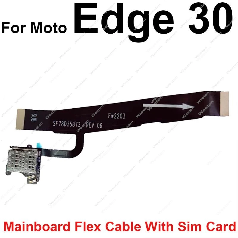 Enhanced Product Title: 

Mainboard Flex Cable for LCD Screen Connection