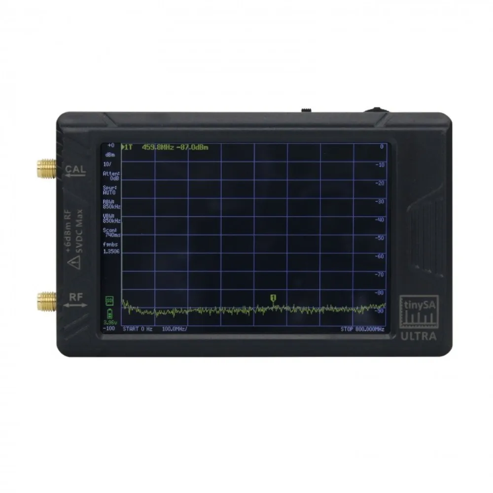 

New ULTRA 100k-5.3GHz 3.95" RF Signal Generator Handheld TinySA Spectrum Analyzer