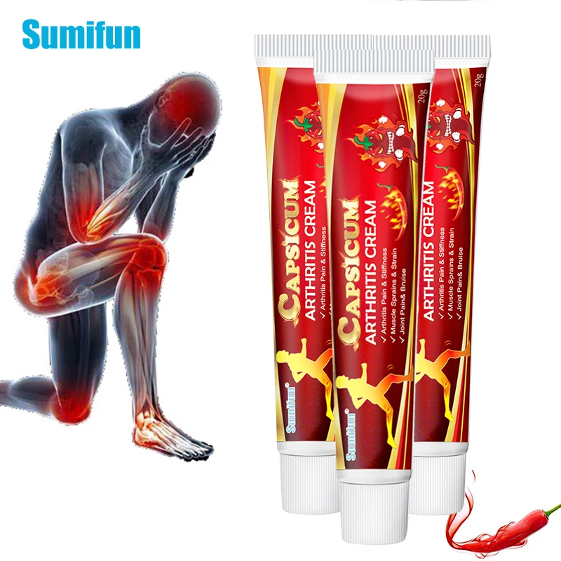 Sumifun Hot Pepper Cream 1/2/3pcs For Rheumatoid Arthritis joint Knee Pain Relief Capsicum Arthritis Chinese Medicine Ointment