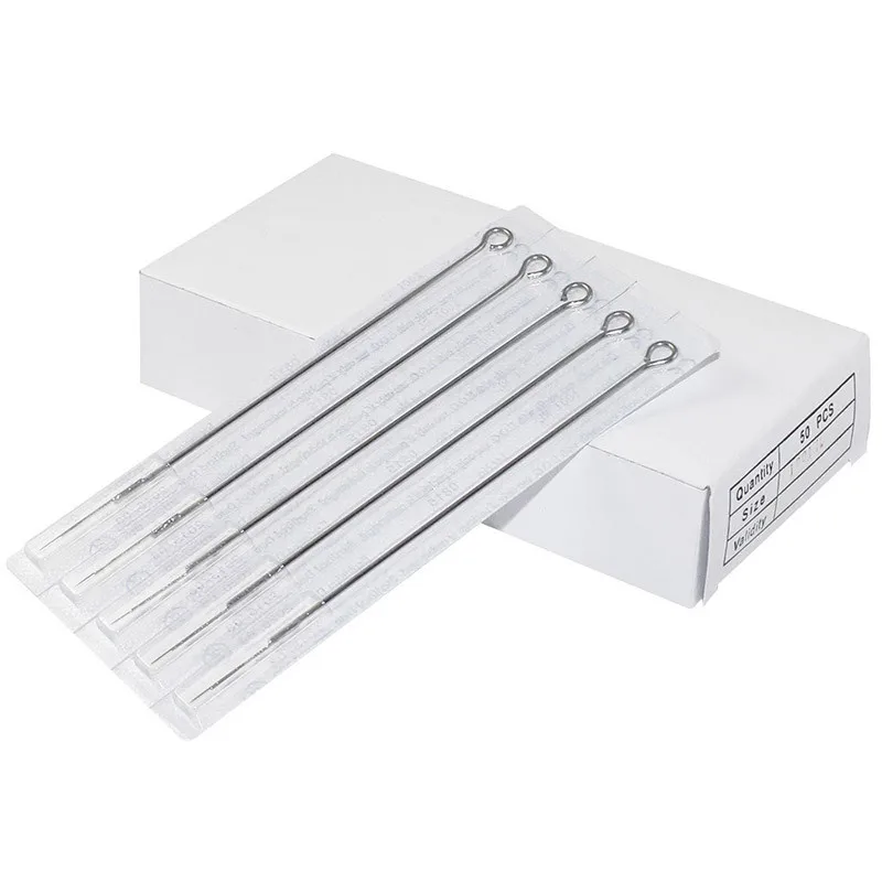 

Assorted Disposable Sterilized Tattoo Needles 3RL Stainless Steel Needles Harmless Sterile Disposable Tattoo Needles