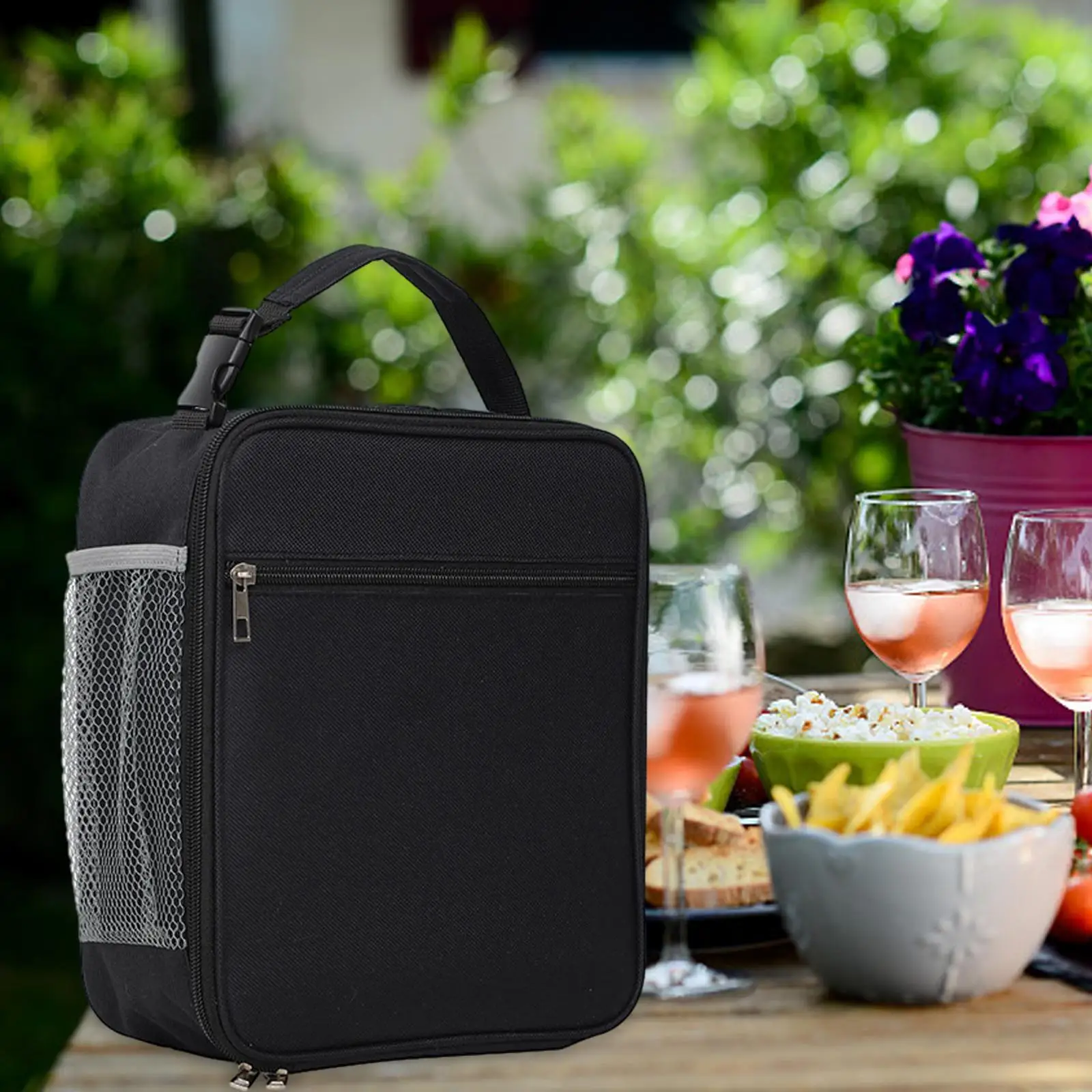 Insulated Zipper Food Box Storage Bags Outdoor