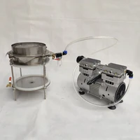 Oil Filter Press Machine 750W Peanut Sesame Canola Automatic Separator Rapeseed Edible Vacuum Hot Cold Filtration Equipment 2