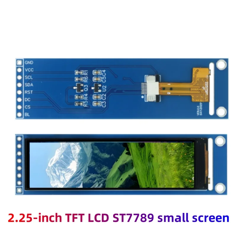LAUBEI 1PCS/5PCS/10PCS Neue 2,25-zoll TFT LCD ST7789 kleinen bildschirm 76*284 modul LCD volle ansicht SPI farbe bildschirm – Detail 4
