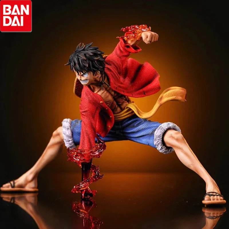 

18cm Anime Collection One Piece Luffy Figures Monkey D. Luffy Battle Style Action Figures PVC Model Doll Toys Kid Birthday Gifts
