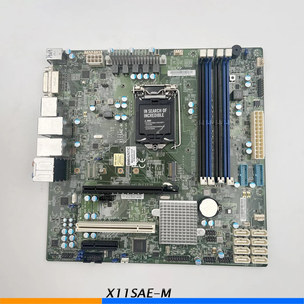 For Supermicro X11SAE M 1151 C236 64GB Original Server Motherboard M ATX E3 V5 V6 Perfect