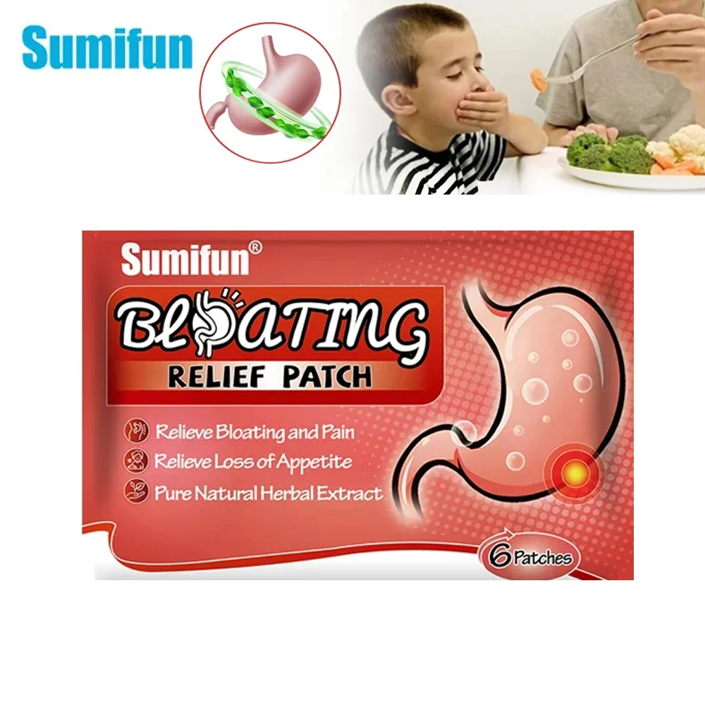 Sumifun Stomach Pain Relief Patch Gastric Fullness Bloating Gastritis Treatment Digestive System Problems Body Care Health Care