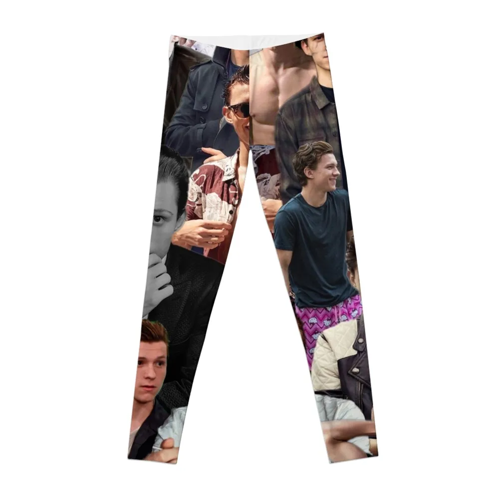 

Tom Holland Collage Leggings Sports pants woman Women's gym push up legging Legging sport Womens Leggings