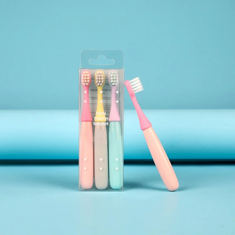 3 PCS Babies Tooth Brushes Kid Soft Bristles Training Brush Dental Oral Hygiene baby toothbrush baby teeth cleaning tool