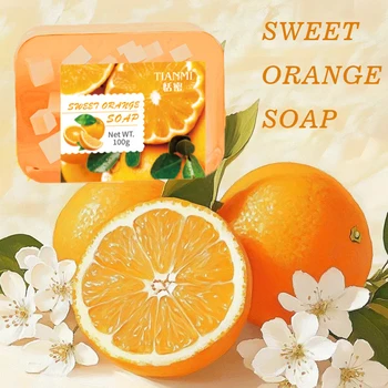 Sweet Orange Jelly Soap, enriched with sweet orange and glycerin, deeply cleanses the face and body, hydrates and moisturizes 1
