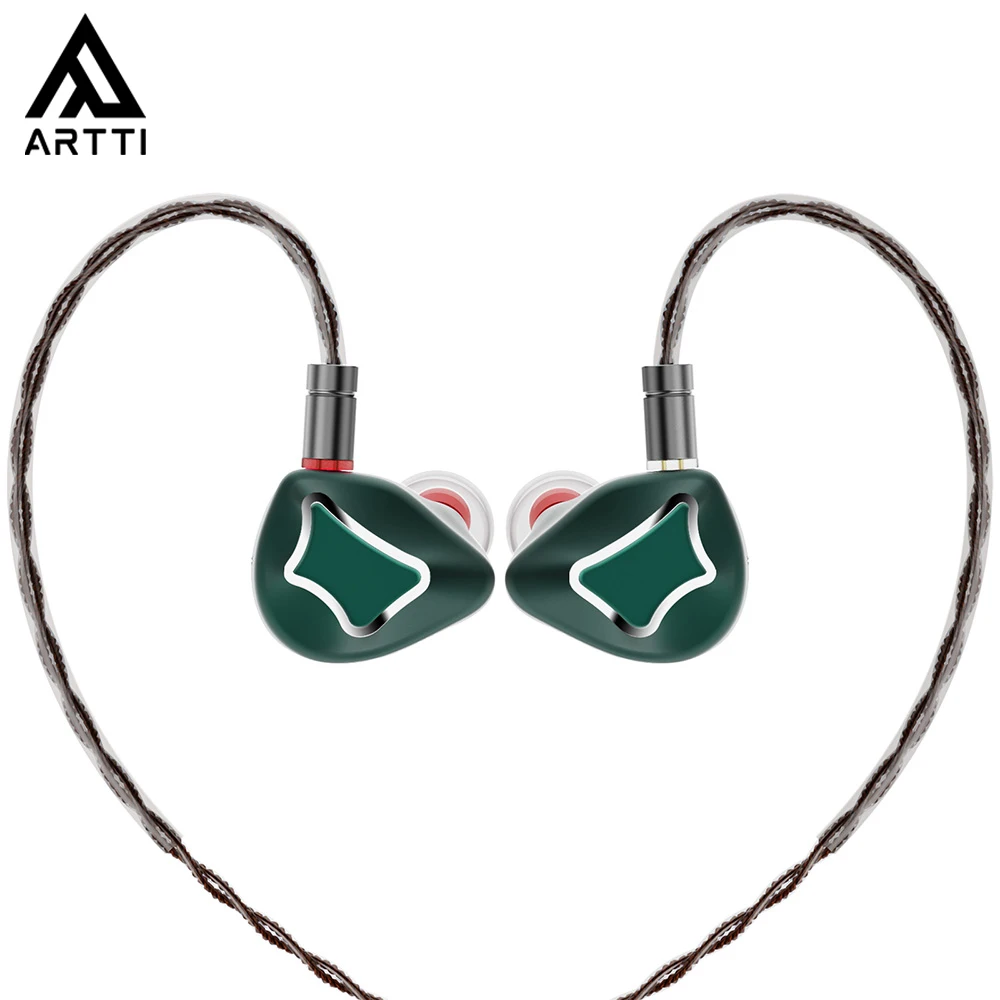 ARTTI T10&R1 R2 HiFi Earphones IEMs In-ear Wired Earphones Monitors Stereo Headphone Detachable 0.78mm 2pin&3.5MM/4.4MM Plug